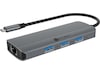 ICY BOX 6-i-1 Travel Docking Dockingstation og USB-hub