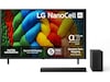 LG 43" NANO80 AI 4K NanoCell Smart TV (2025) + Soundbar  20 - 49 tommer TV