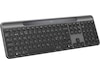 Logitech Signature Slim Solar+ Trådløst Tastatur K980 (grafitgrå) Keyboards