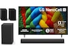 LG 55" NANO80 AI 4K NanoCell smart-tv (2025) + soundbar 60 - 69 tommer TV