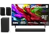 LG 75'' QNED85 evo AI MiniLED 4k smart-tv (2025) + soundbar 60 - 69 tommer TV