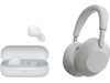 Sony WH-1000XM6 hovedtelefoner trådløse over-ear (sølv)+WF-510 ørepropper Høretelefoner