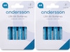 Andersson AA batteri, 2x4-pk Generelle batterier