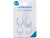 Andersson CR2016 lithiumbatteri, 2x4-pk Generelle batterier