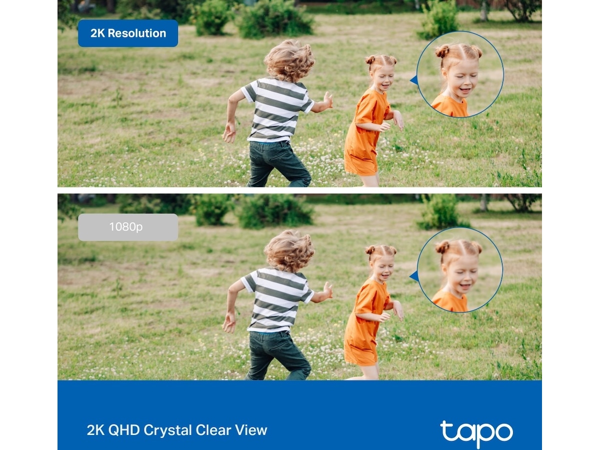 TP-Link Tapo C320WS 2K WiFi utomhuskamera (hvid) Overvågningskameraer