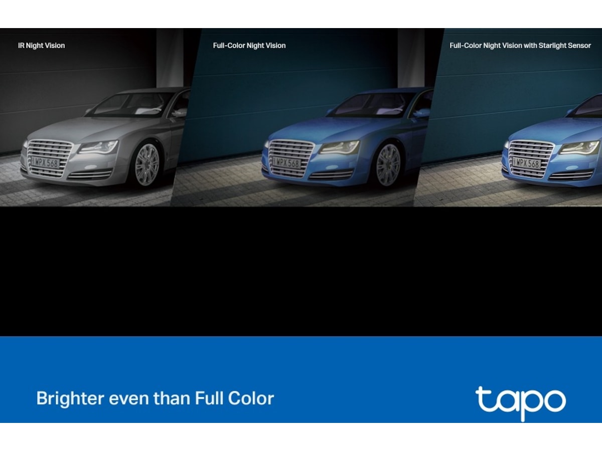 TP-Link Tapo C320WS 2K WiFi utomhuskamera (hvid) Overvågningskameraer