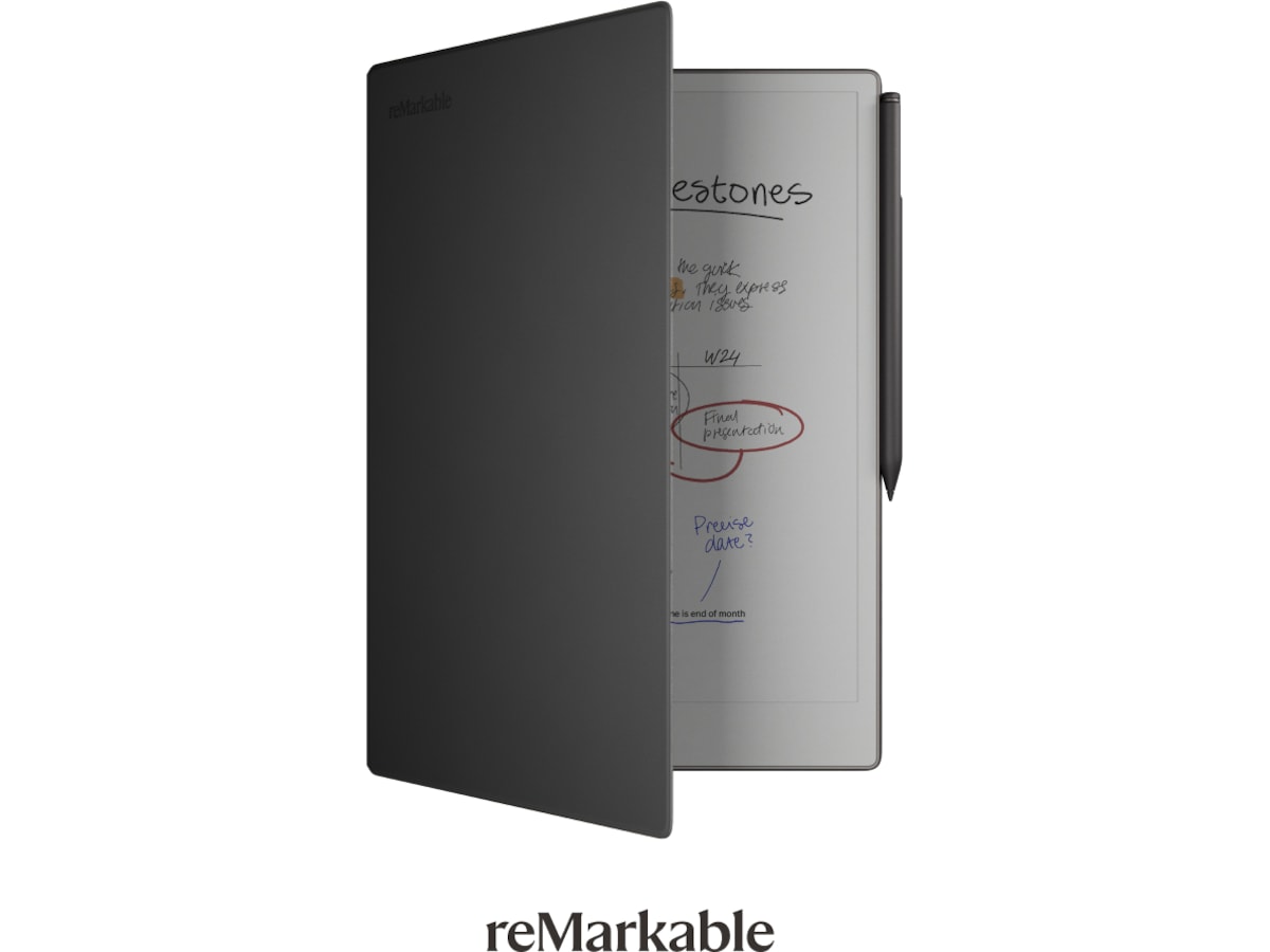 reMarkable Paper Pro 11,8" 64GB (sort læder)+Marker Plus og Book Folio Digitale paper & tilbehør