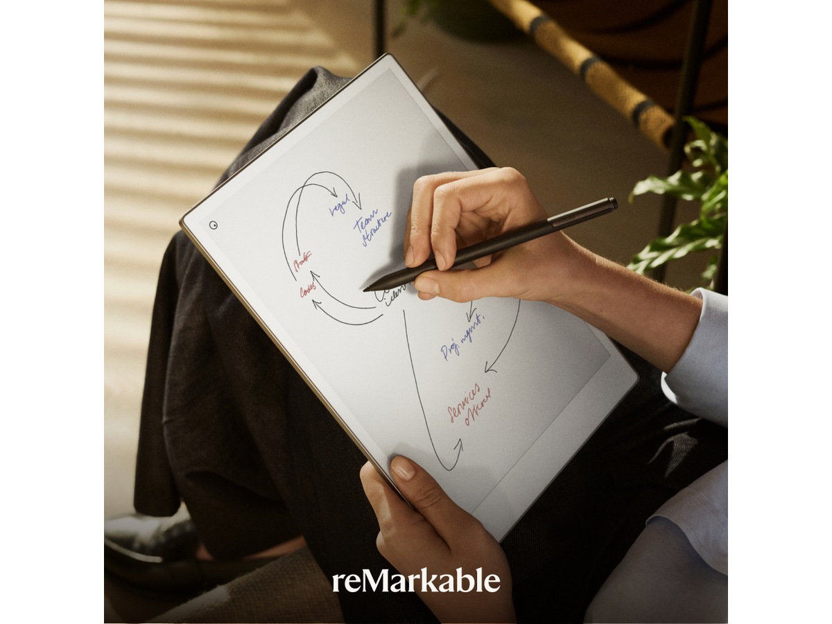 reMarkable Paper Pro 11,8" 64GB (sort læder)+Marker Plus og Book Folio Digitale paper & tilbehør