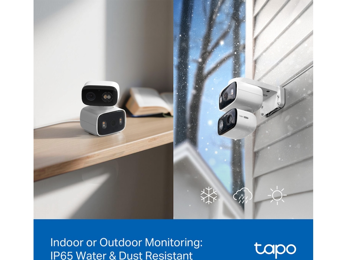 TP-Link Tapo C246D  Indoor/Outdoor Dual Lens overvågningskamera Overvågningskameraer
