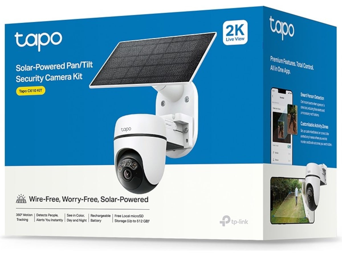 TP-Link Tapo C610 KIT overvågningskamera solcelledrevet Overvågningskameraer