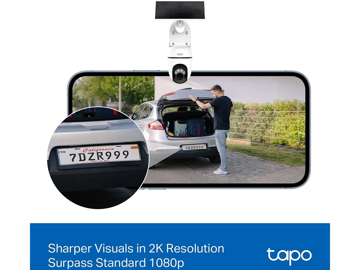 TP-Link Tapo C610 KIT overvågningskamera solcelledrevet Overvågningskameraer