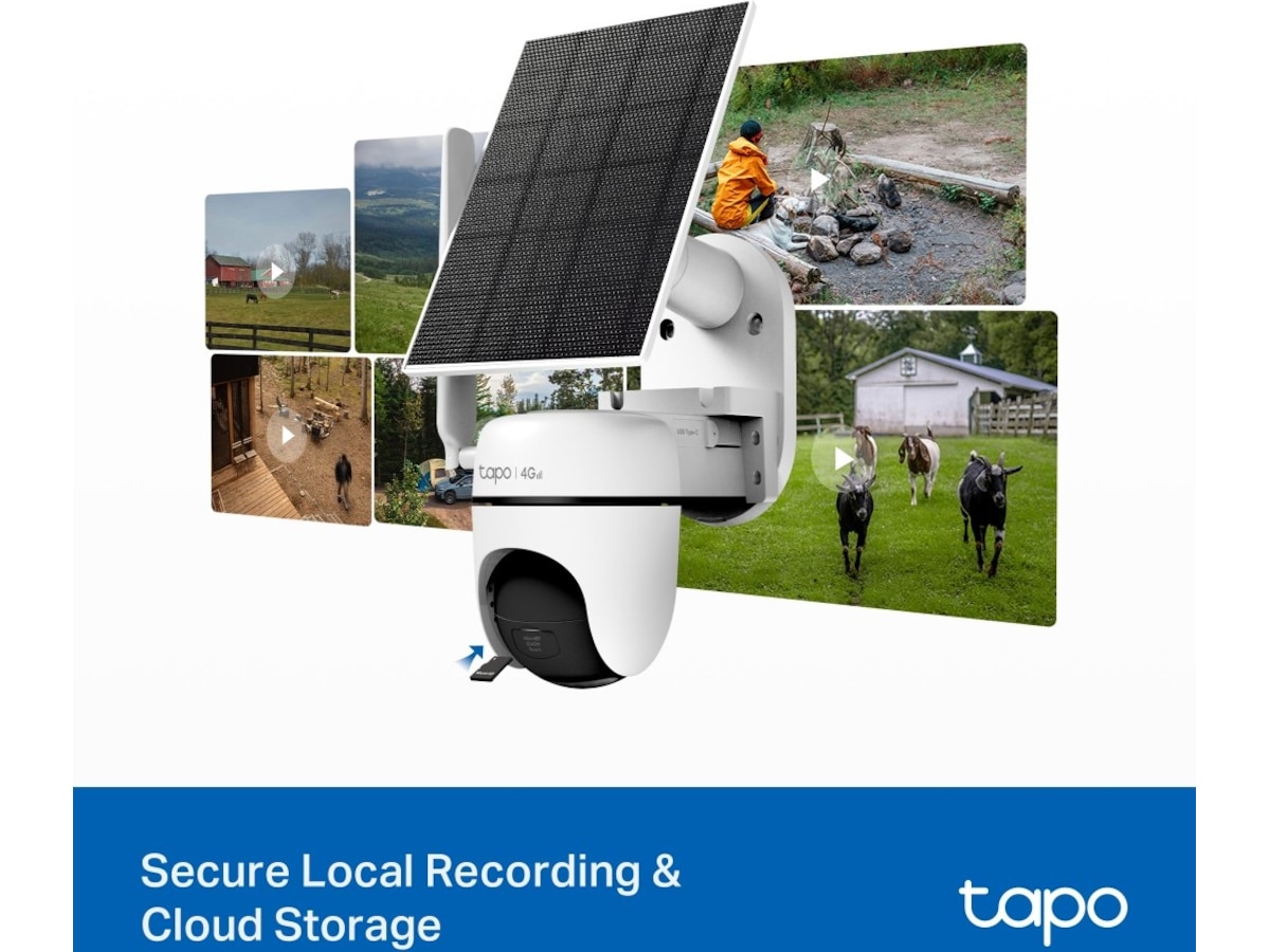TP-Link Tapo C615G KIT solcelledrevet overvågningskamera Overvågningskameraer