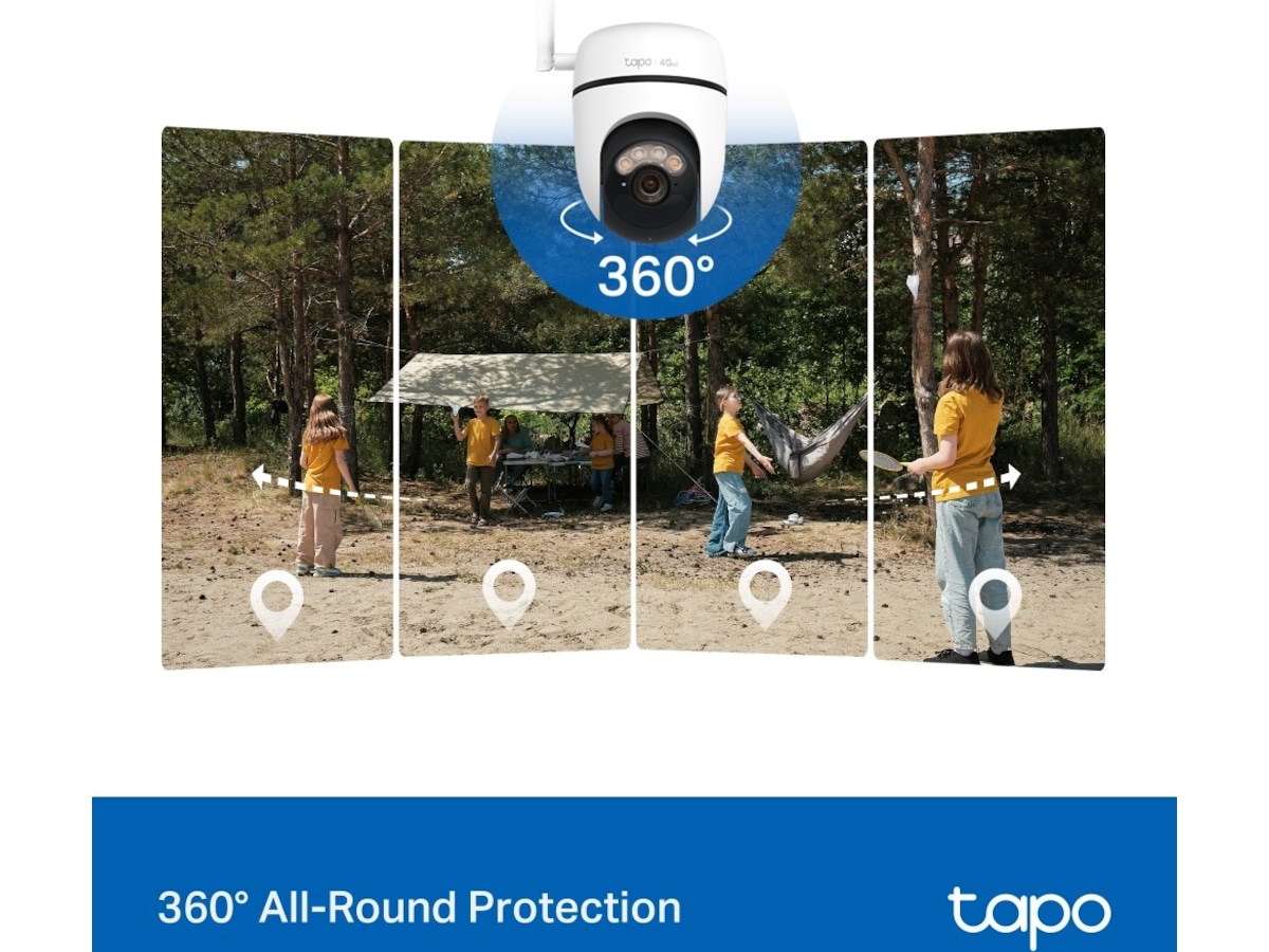 TP-Link Tapo C615G KIT solcelledrevet overvågningskamera Overvågningskameraer