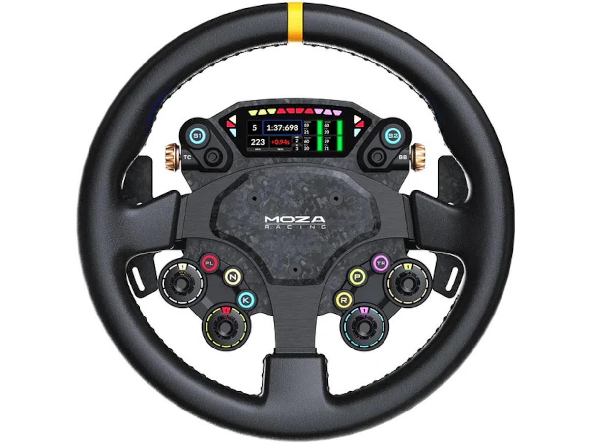 MOZA CS Pro Steering Wheel Rat og pedaler