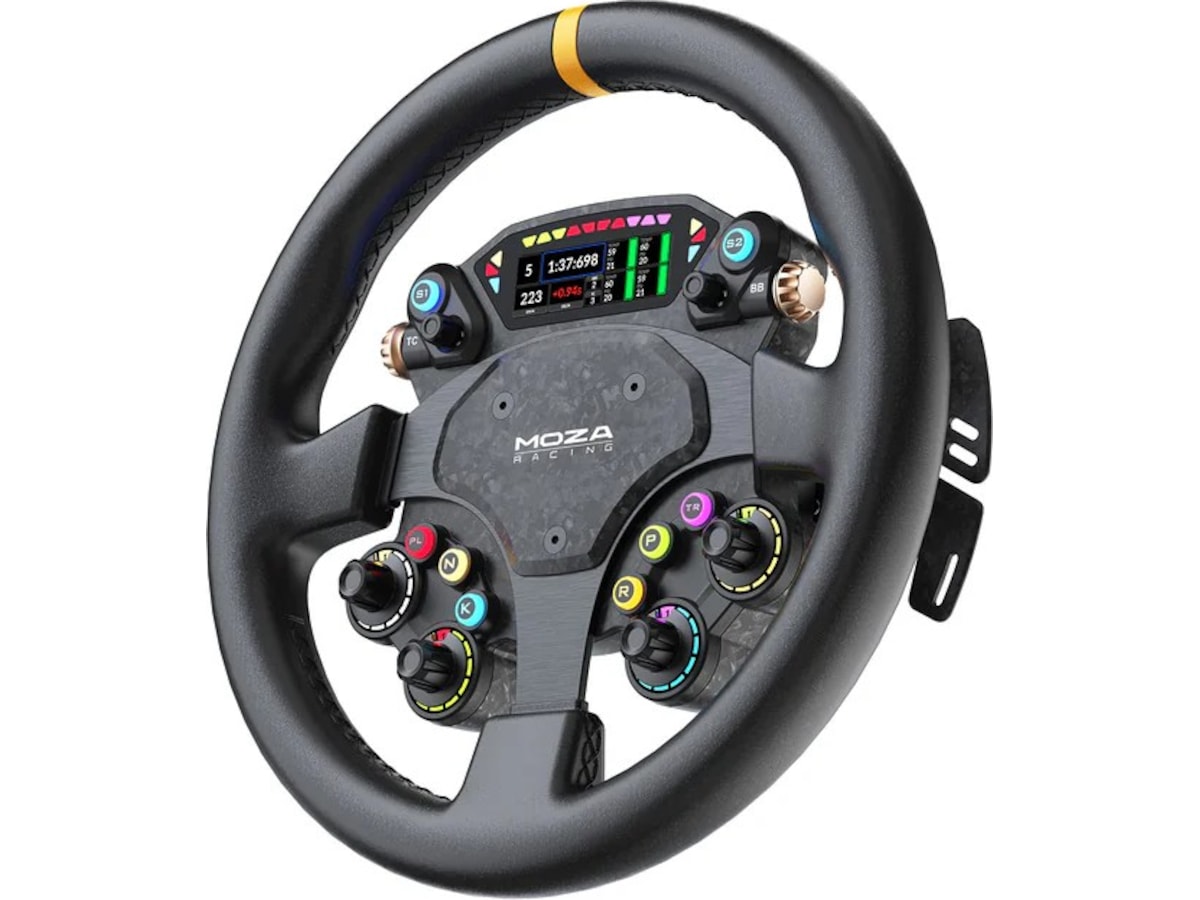 MOZA CS Pro Steering Wheel Rat og pedaler