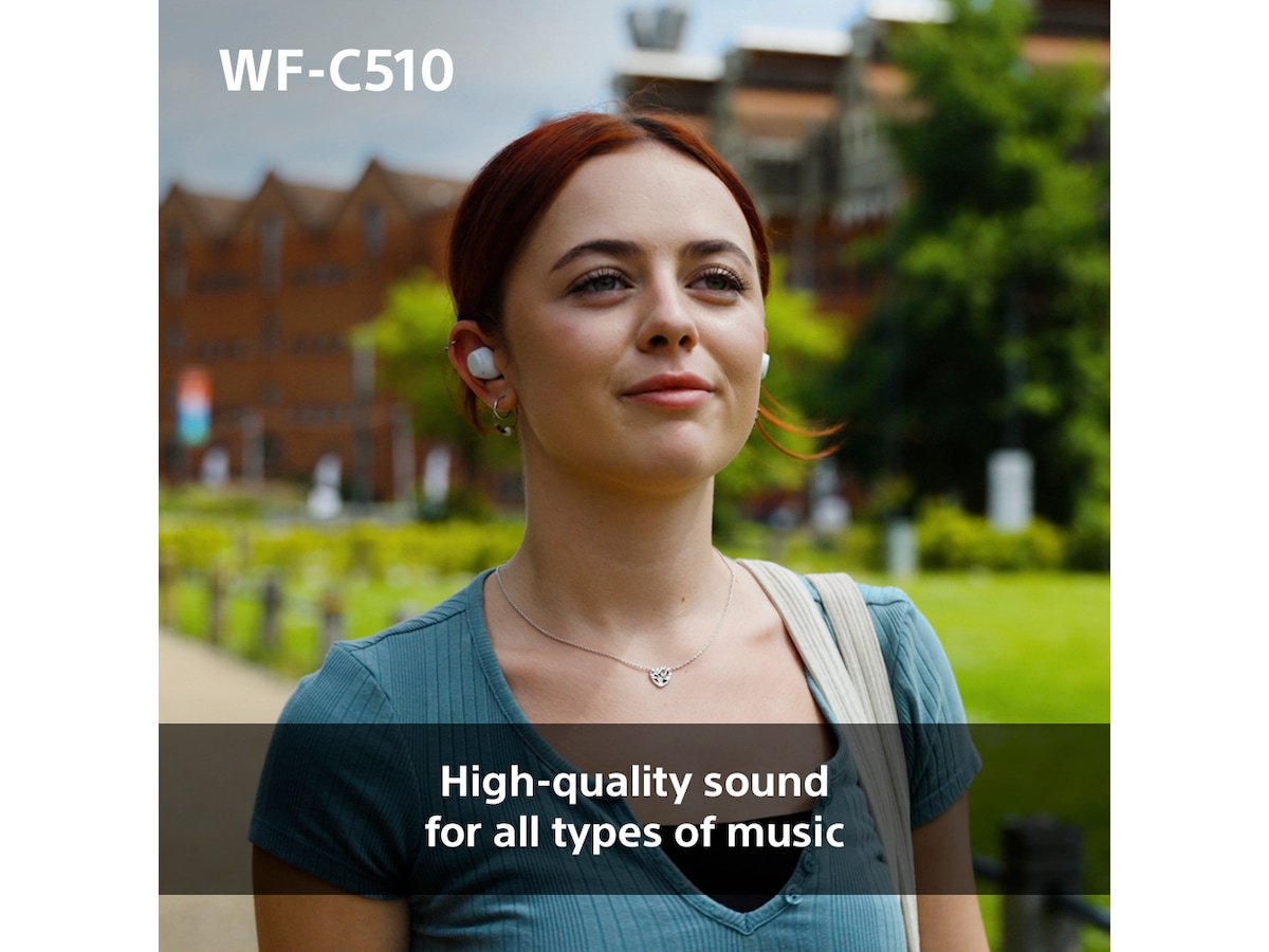 Sony WH-1000XM6 hovedtelefoner trådløse over-ear (sølv)+WF-510 ørepropper Høretelefoner