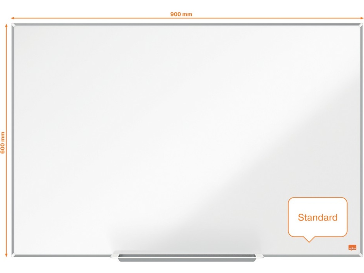 Nobo Whiteboard Impression Pro Emaljert magnetisk tavle 90x60 cm Whiteboards