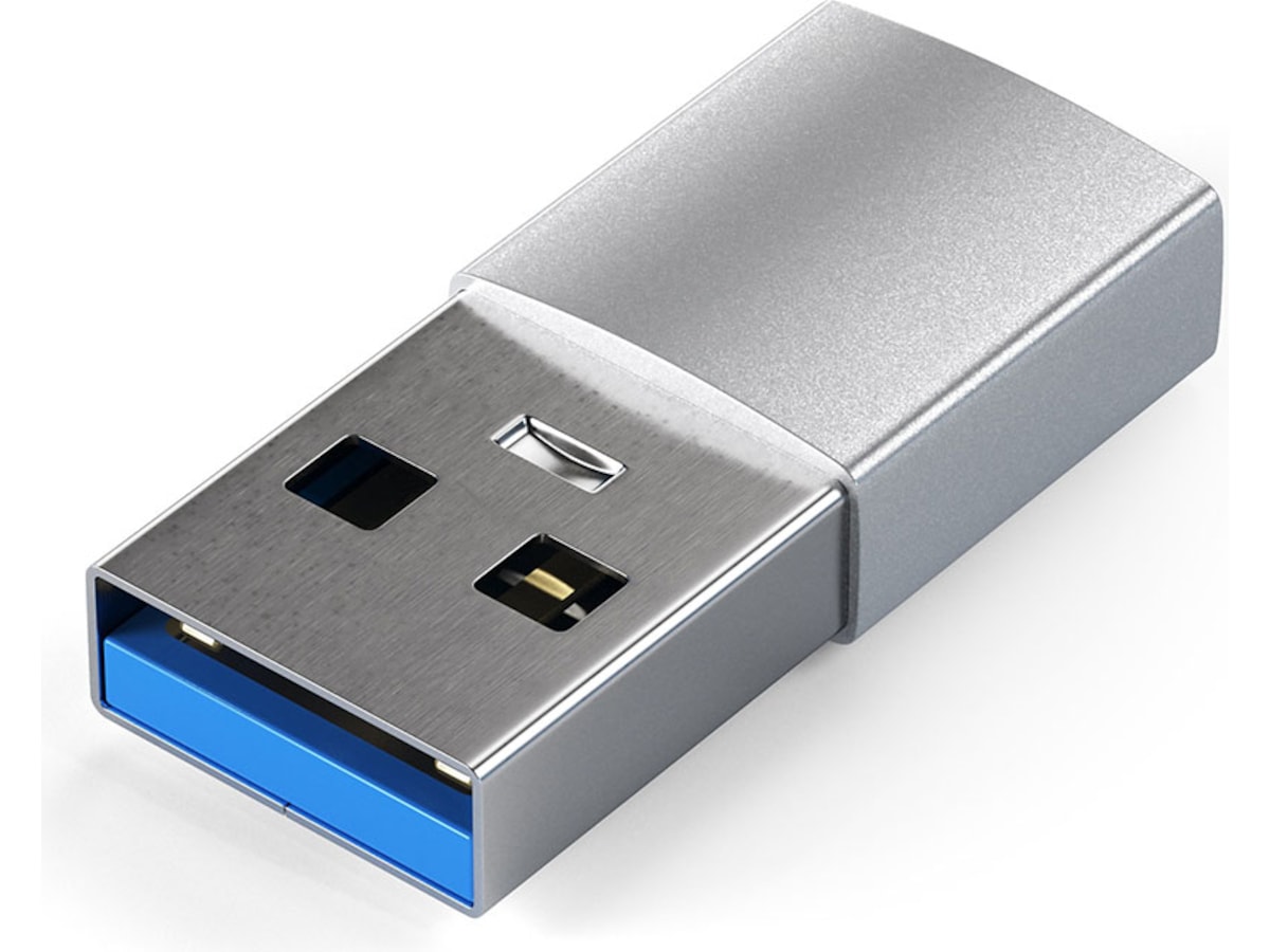 Satechi USB-A til USB-C adapter (space gray) Kabeladaptere og overgange