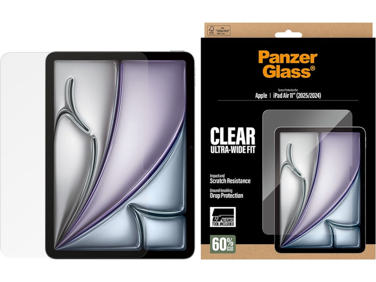 PanzerGlass iPad Air 11" (M2/M3) Fast Fit skærmbeskytter Skærmbeskyttelse tablet