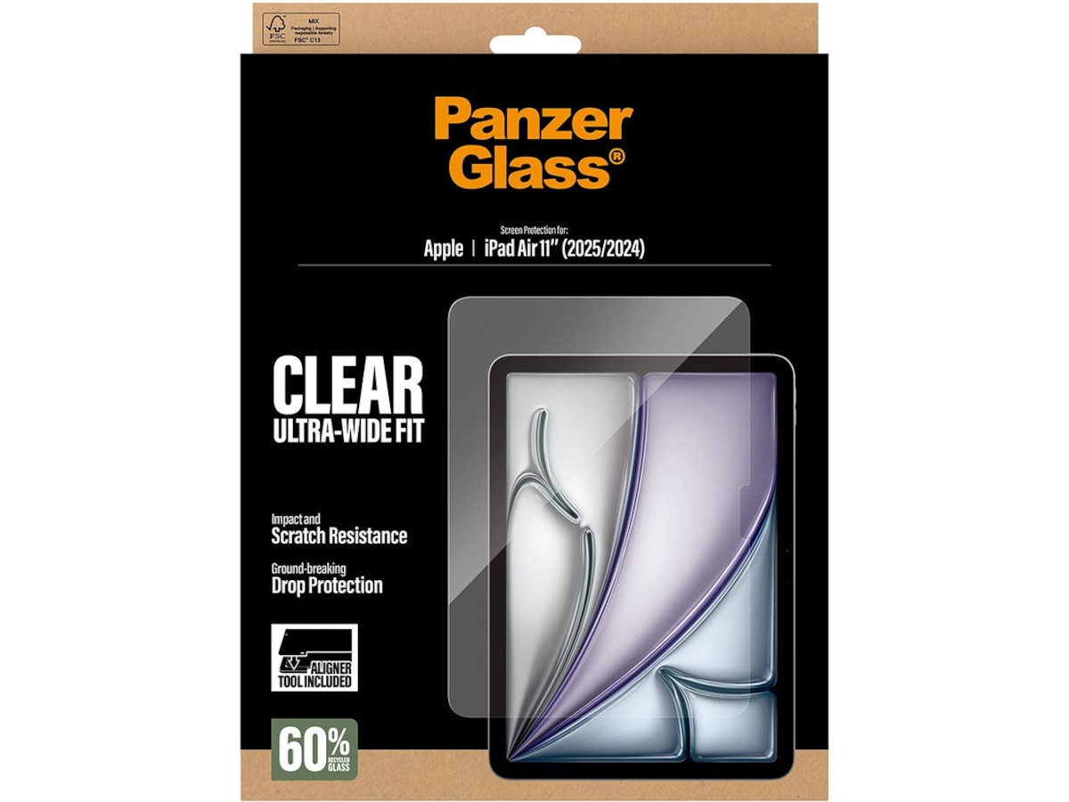 PanzerGlass iPad Air 11" (M2/M3) Fast Fit skærmbeskytter Skærmbeskyttelse tablet