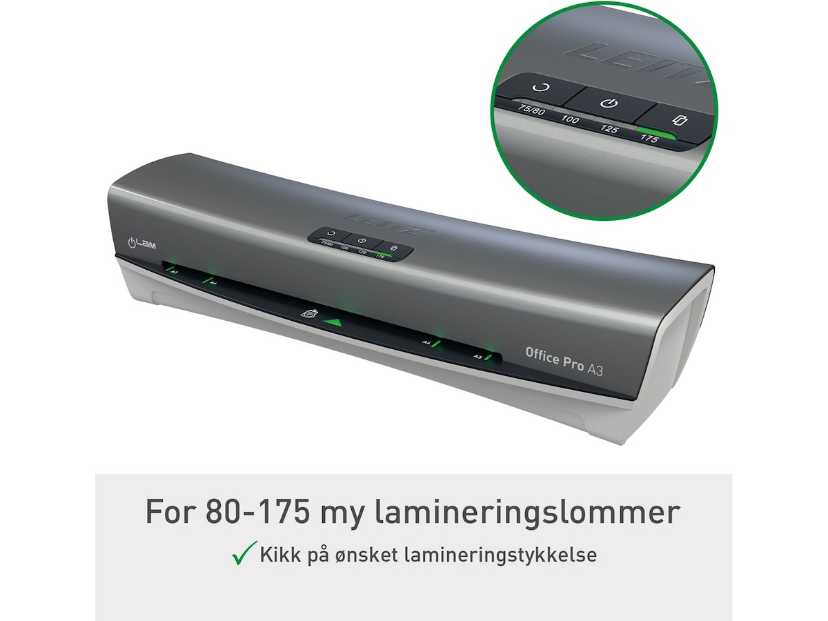 Leitz iLAM Office Pro lamineringsmaskine A3 Lamineringsmaskiner