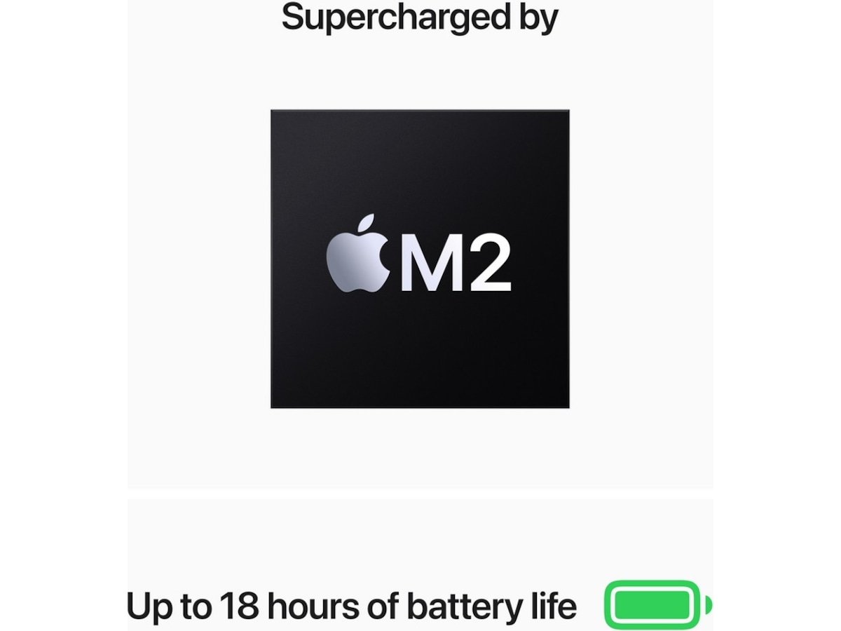 MacBook Air 13 (2022) 256GB (space grey) PC - Bærbar / laptop