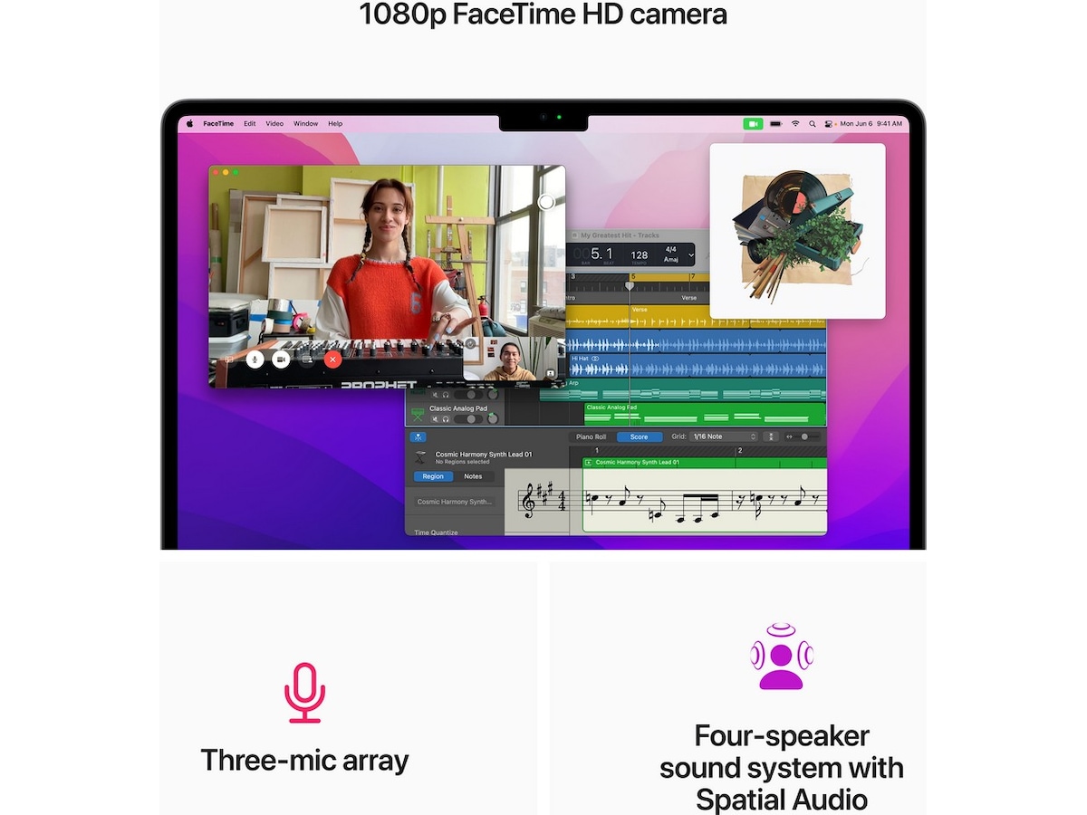 MacBook Air 13 (2022) 256GB (space grey) PC - Bærbar / laptop