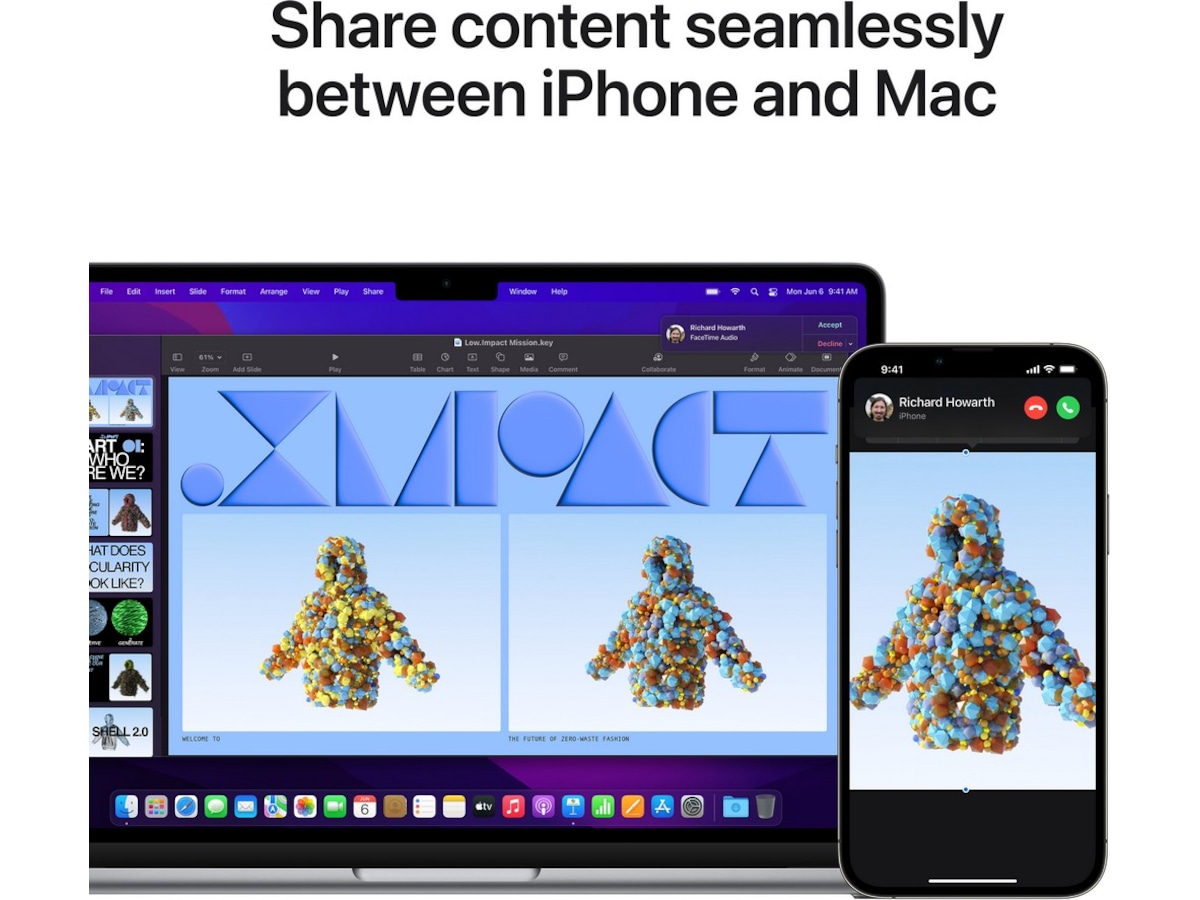 MacBook Air 13 (2022) 256GB (space grey) PC - Bærbar / laptop