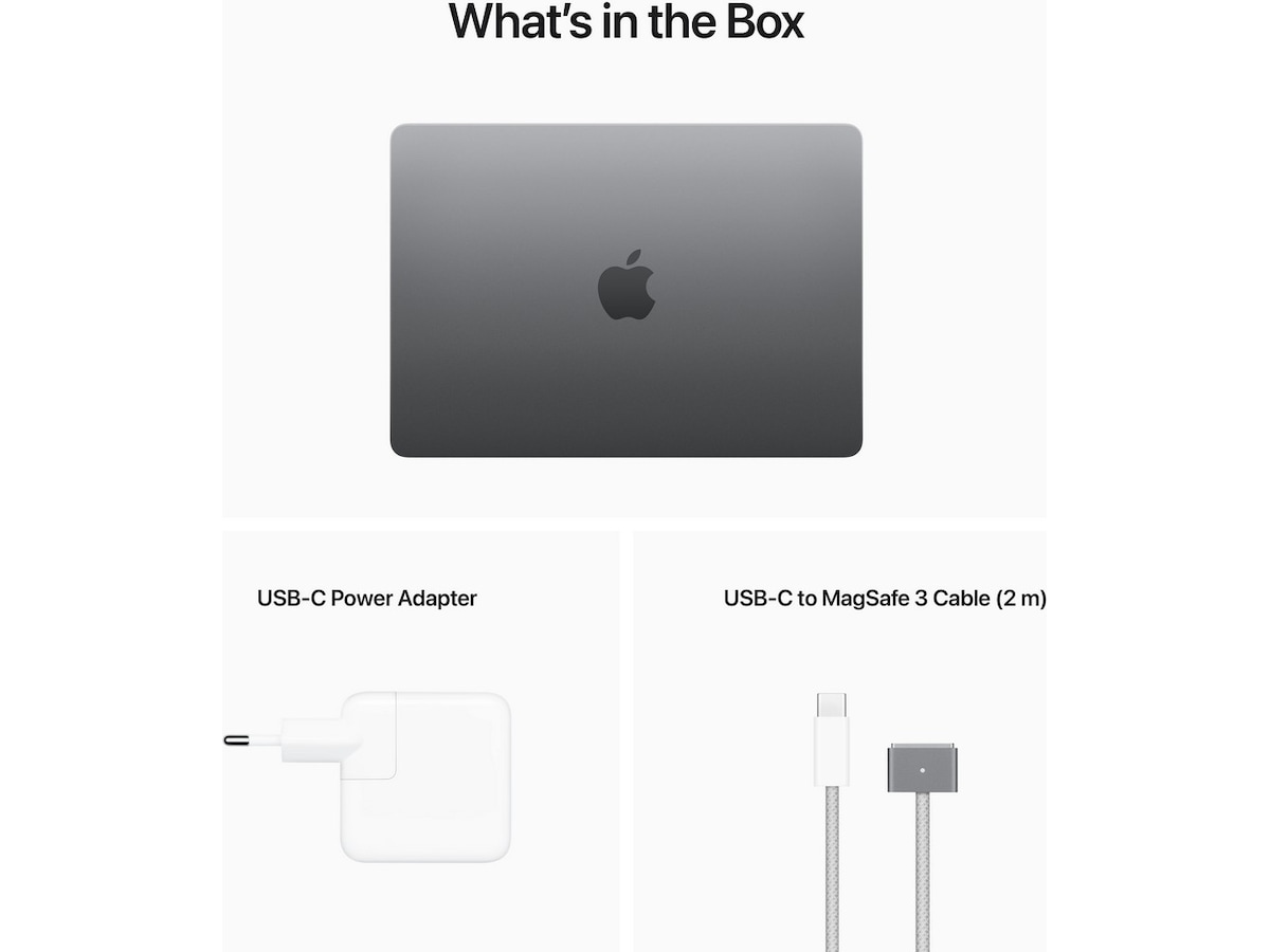 MacBook Air 13 (2022) 256GB (space grey) PC - Bærbar / laptop