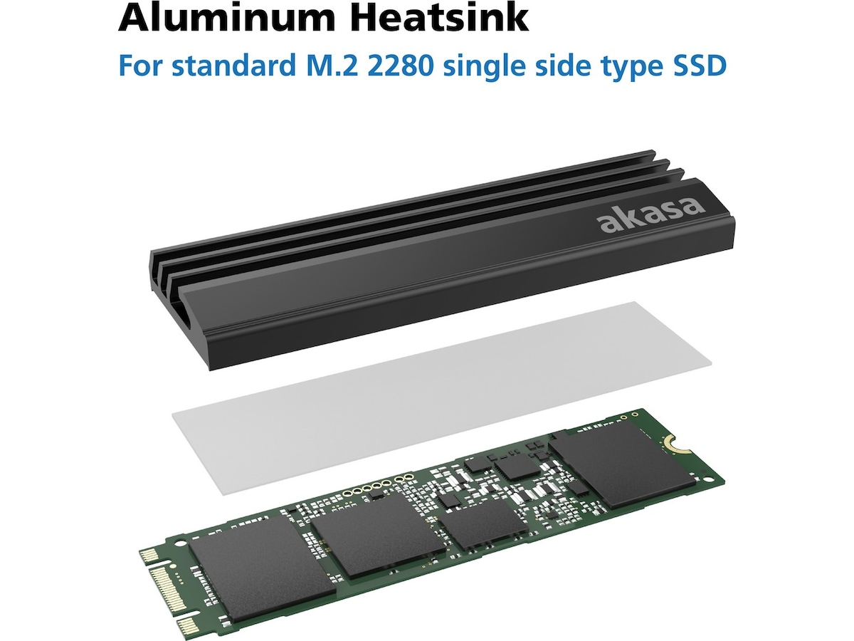 Akasa M.2 SSD Heatsink Tilbehør