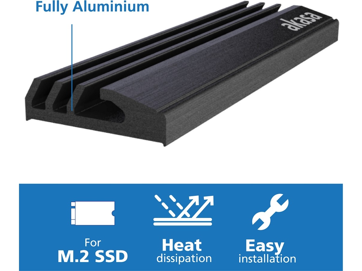 Akasa M.2 SSD Heatsink Tilbehør