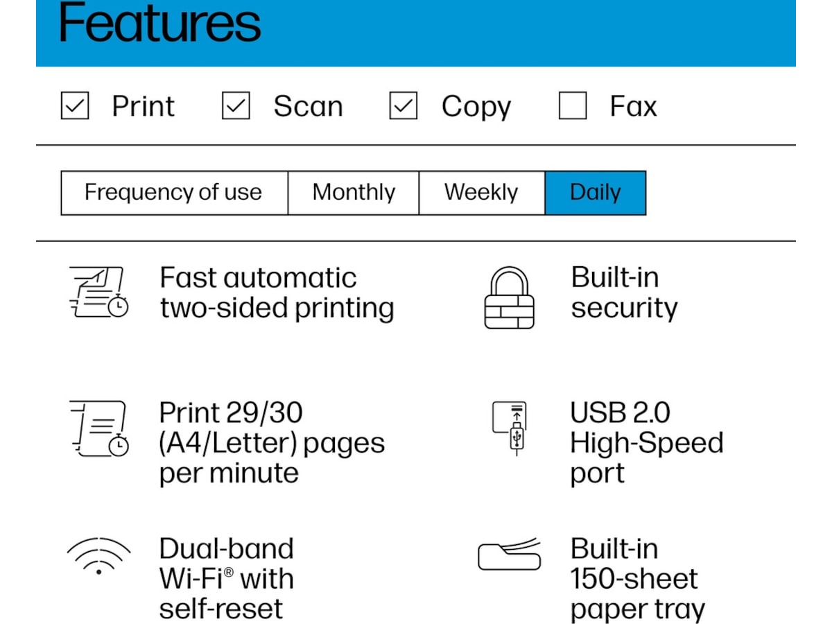 HP LaserJet MFP M234dw laserprinter Printere