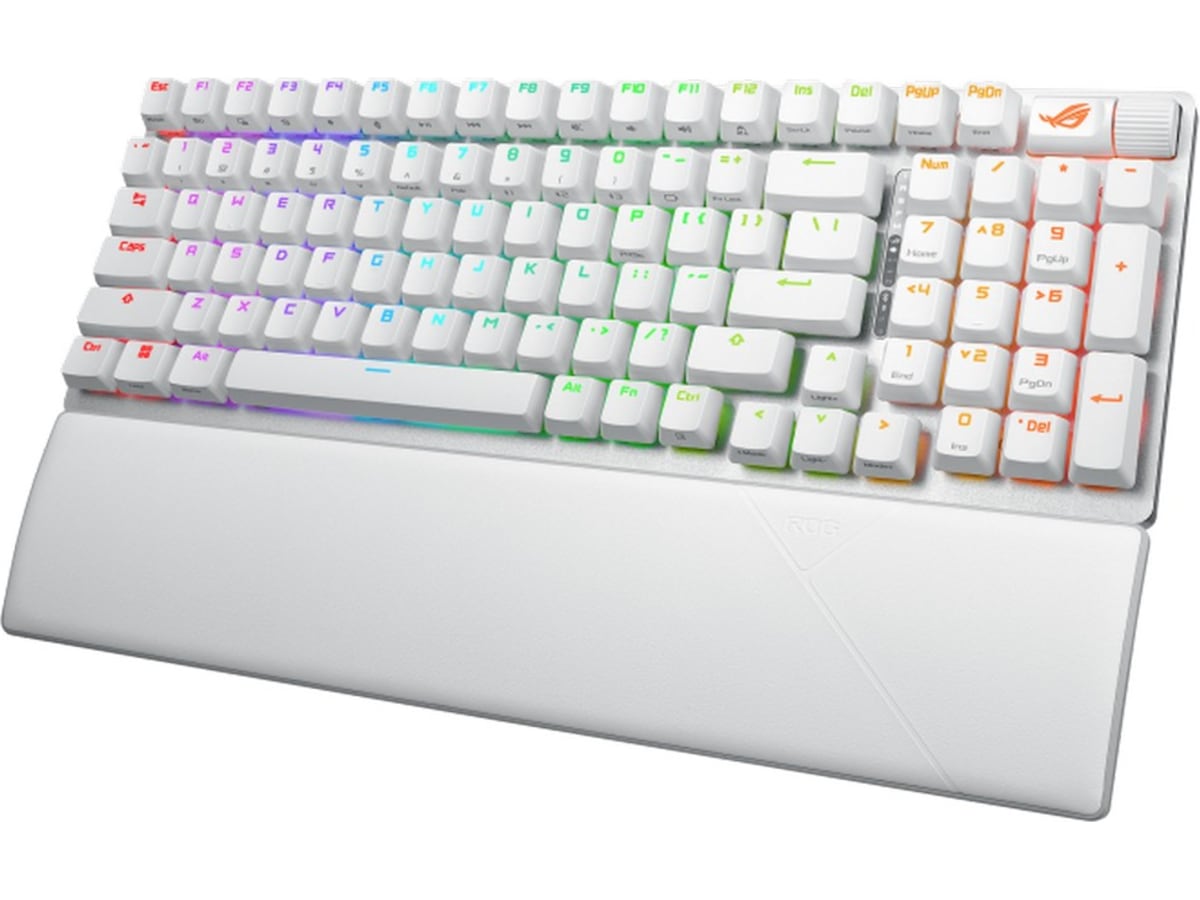 ASUS ROG Strix Scope II 96 trådløst gaming-tastatur (hvid) Gamingkeyboard