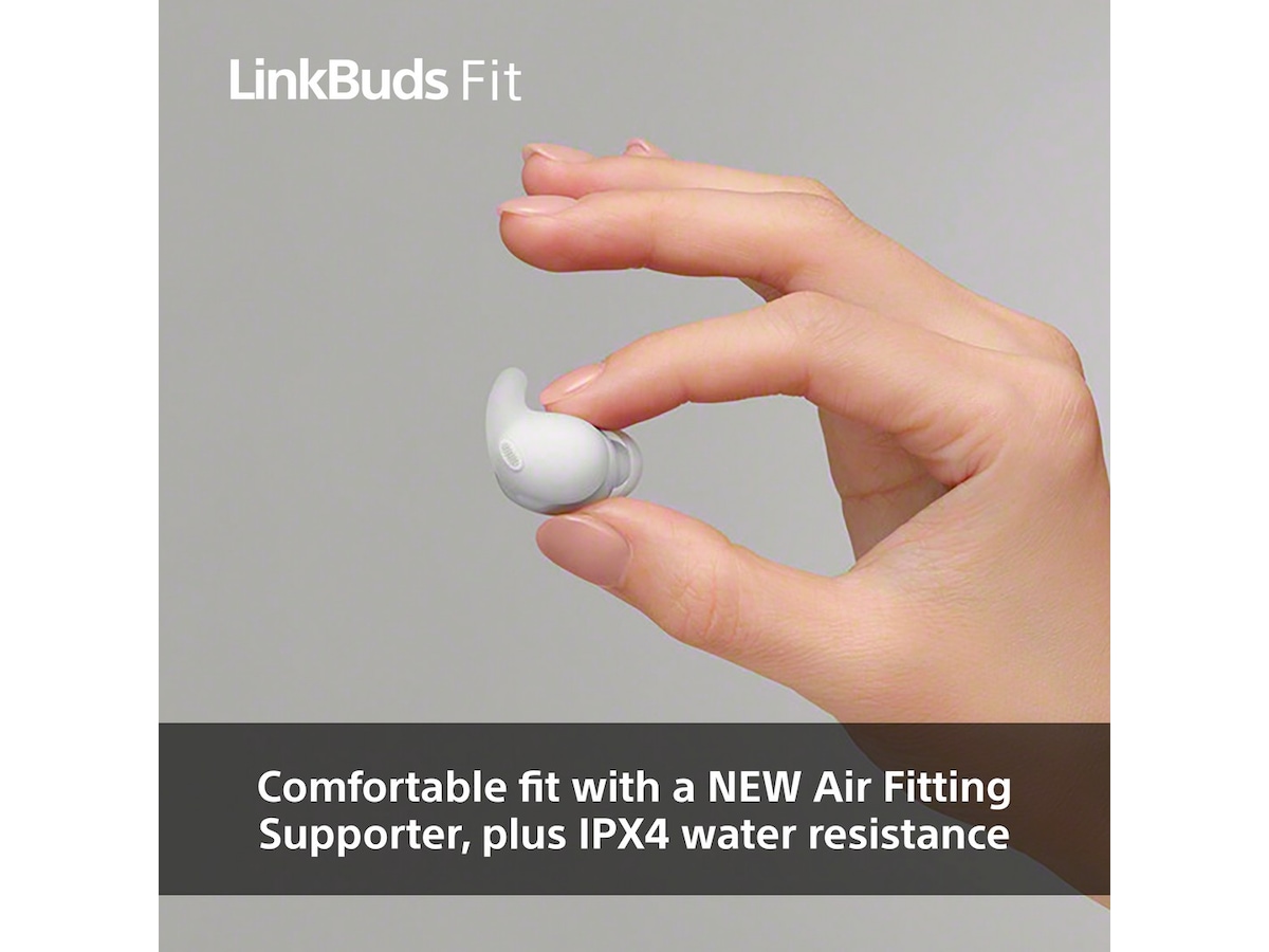 Sony Linkbuds Fit trådløse ørepropper, In-Ear (grøn) In-ear høretelefoner