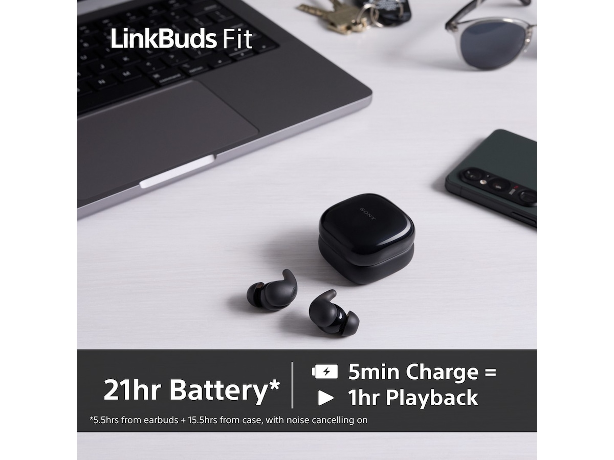 Sony Linkbuds Fit trådløse ørepropper, In-Ear (grøn) In-ear høretelefoner