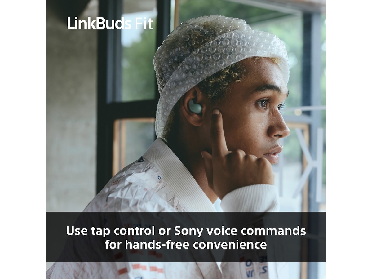 Sony Linkbuds Fit trådløse ørepropper, In-Ear (grøn) In-ear høretelefoner