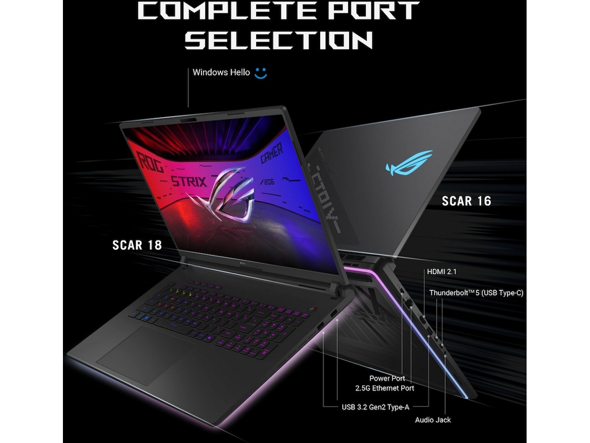 Asus ROG Strix SCAR 18" WQXGA 240 Hz Gaming laptop
