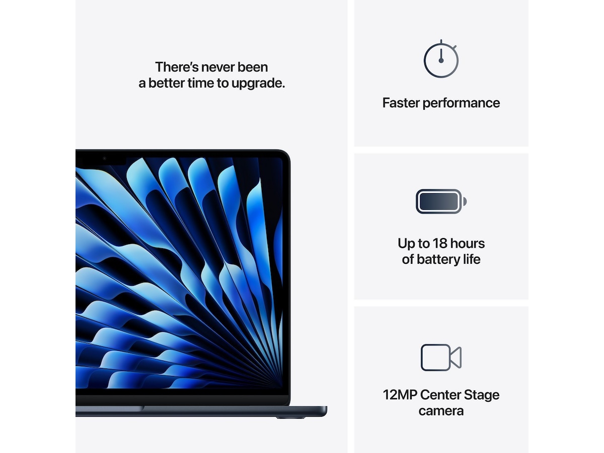 MacBook Air 13" M4 (2025) 512GB (midnat) PC - Bærbar / laptop