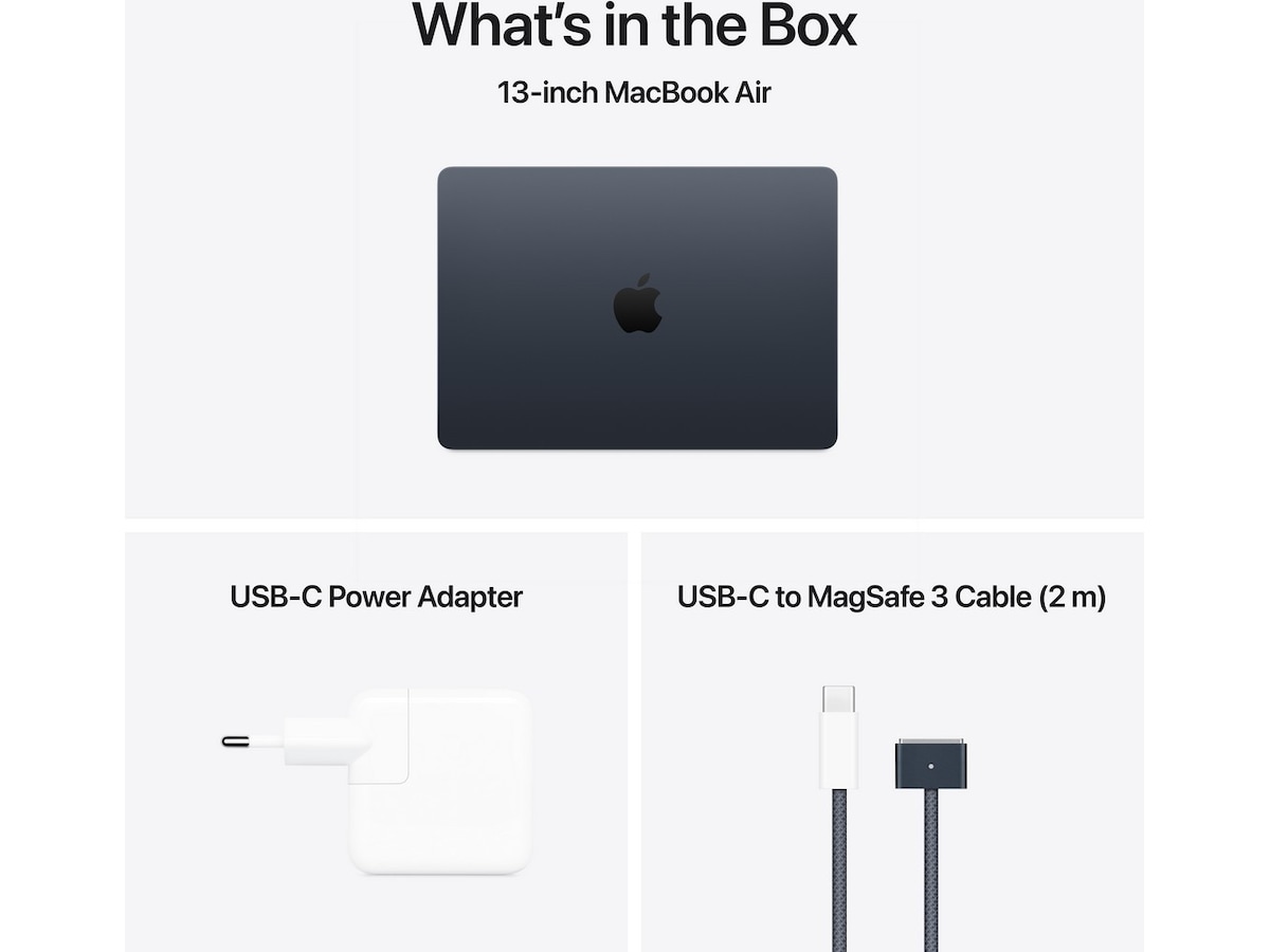 MacBook Air 13" M4 (2025) 512GB (midnat) PC - Bærbar / laptop