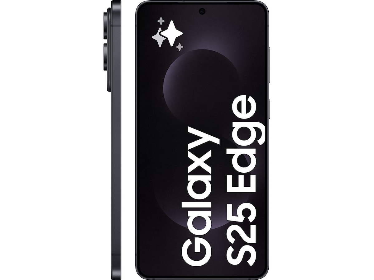 Samsung Galaxy S25 Edge smartphone 512GB (titanium jetblack) Mobiltelefoner