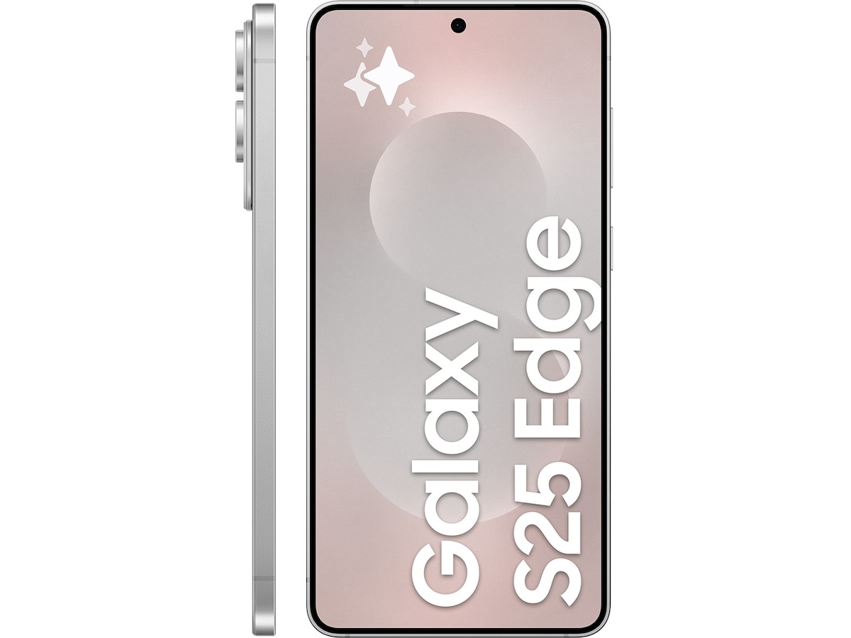 Samsung Galaxy S25 Edge smartphone 512 GB (titanium silver) Mobiltelefoner