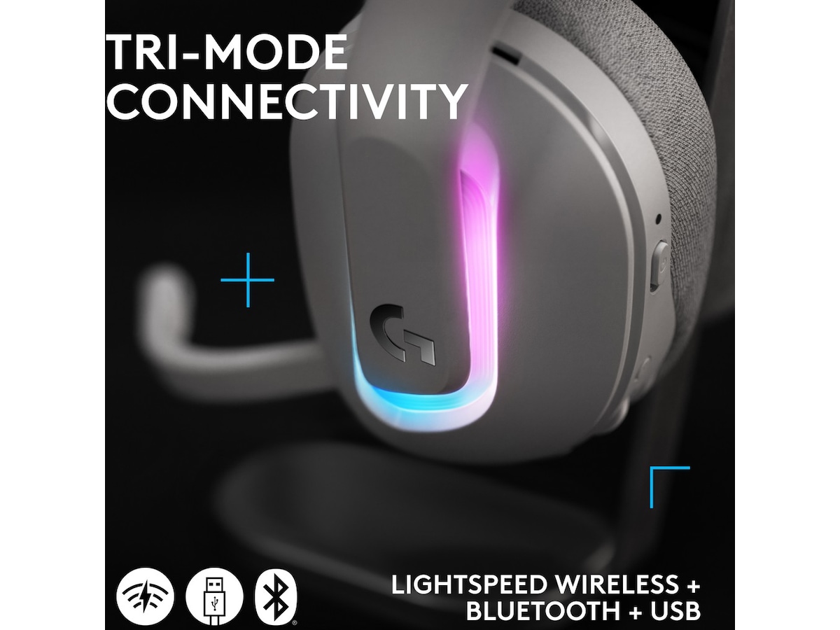 Logitech G522 Lightspeed Trådløst Gaming Headset (hvid) Gamingheadset