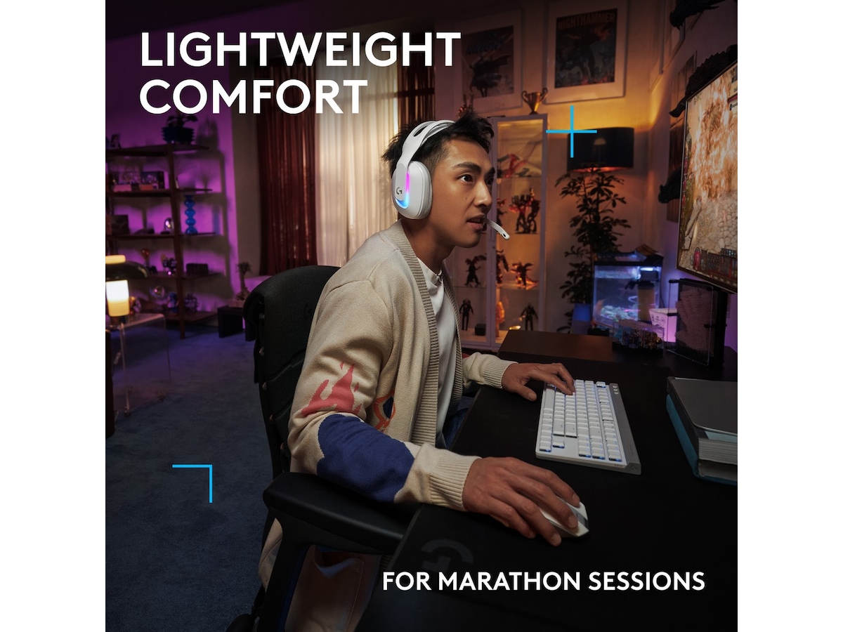 Logitech G522 Lightspeed Trådløst Gaming Headset (hvid) Gamingheadset