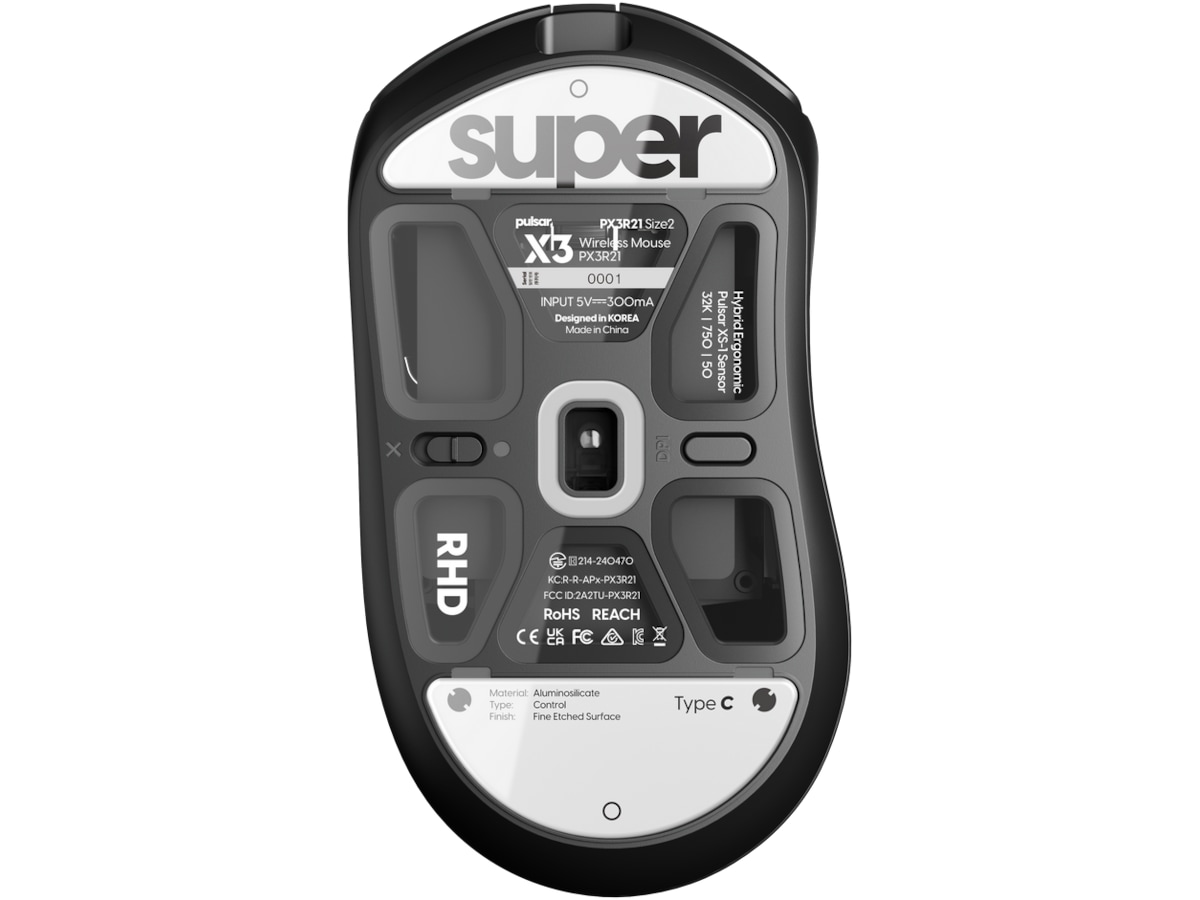 Pulsar Superglide Type-C X3 Series (hvidt) Tilbehør til gaming tastatur og mus