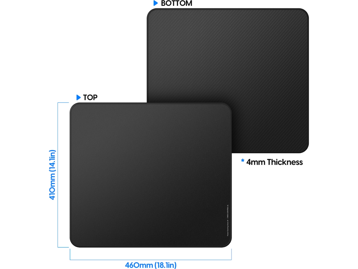 Pulsar Paracontrol XL Musemåtte (sort) Gamingmusemåtte