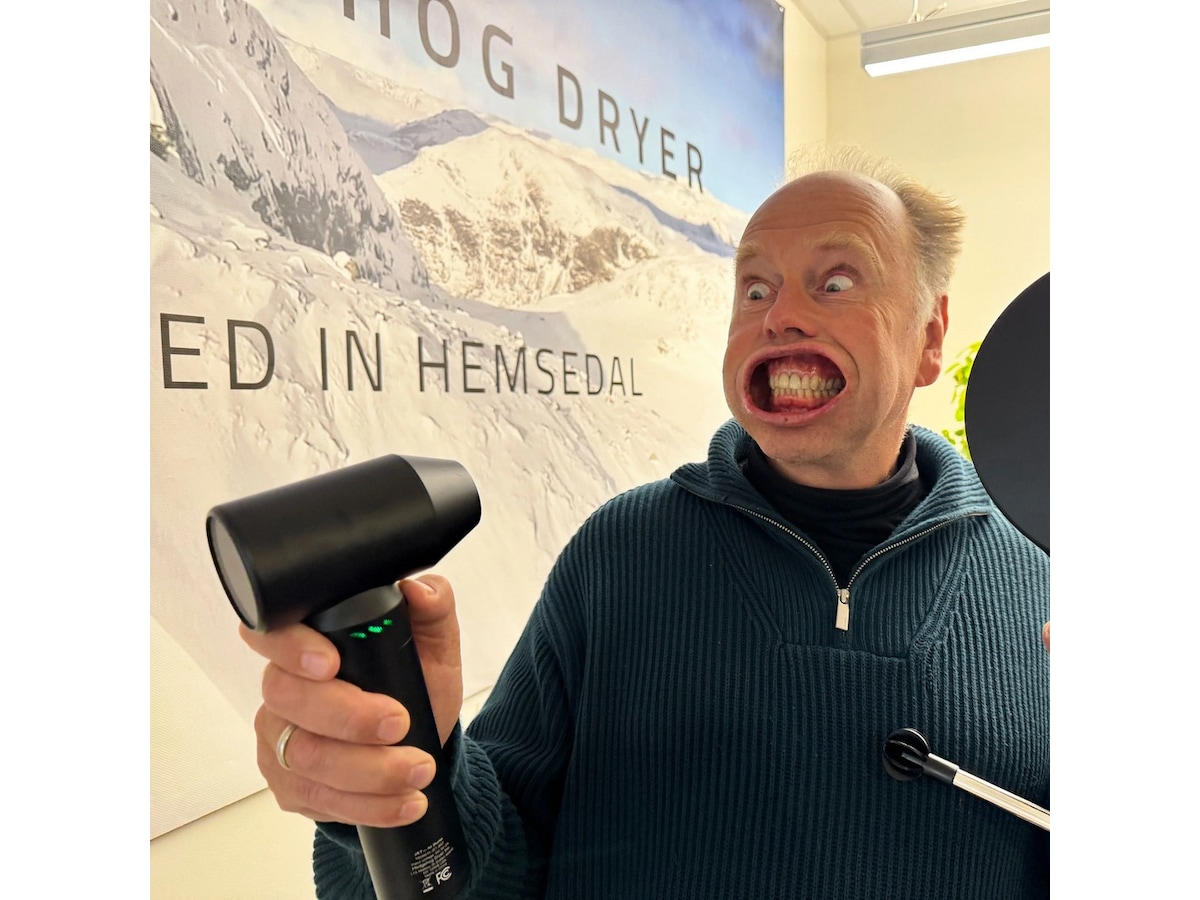 Hedgehog JET håndholdt luftblæser (sort) Ledningsfrie støvsugere