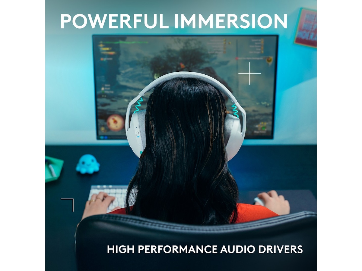 Logitech G321 Lightspeed Trådløst Gamingheadset (hvid) Gamingheadset