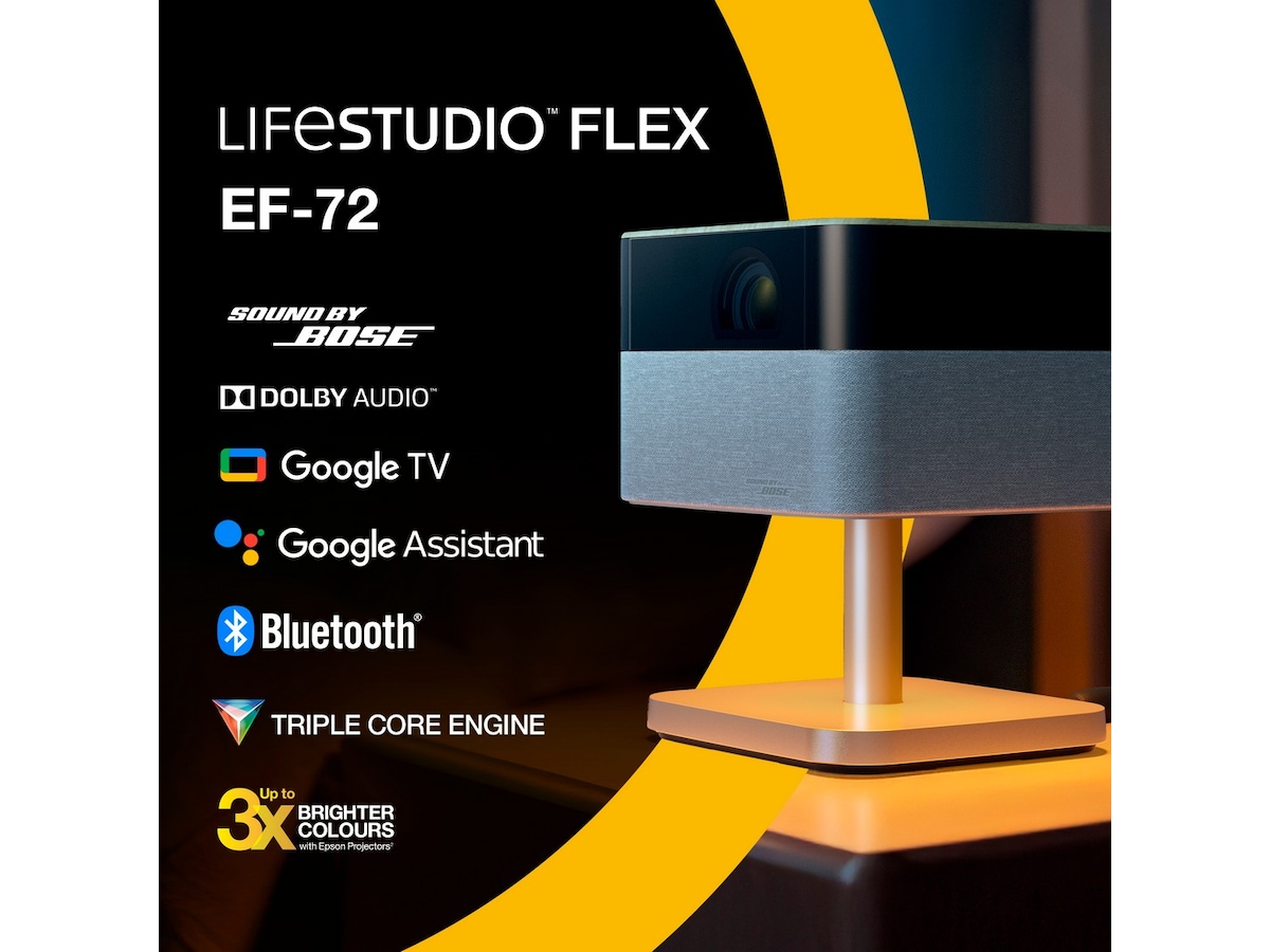 Epson Lifestudio Flex EF-72 4K 3LCD projektor (eg) Projektorer