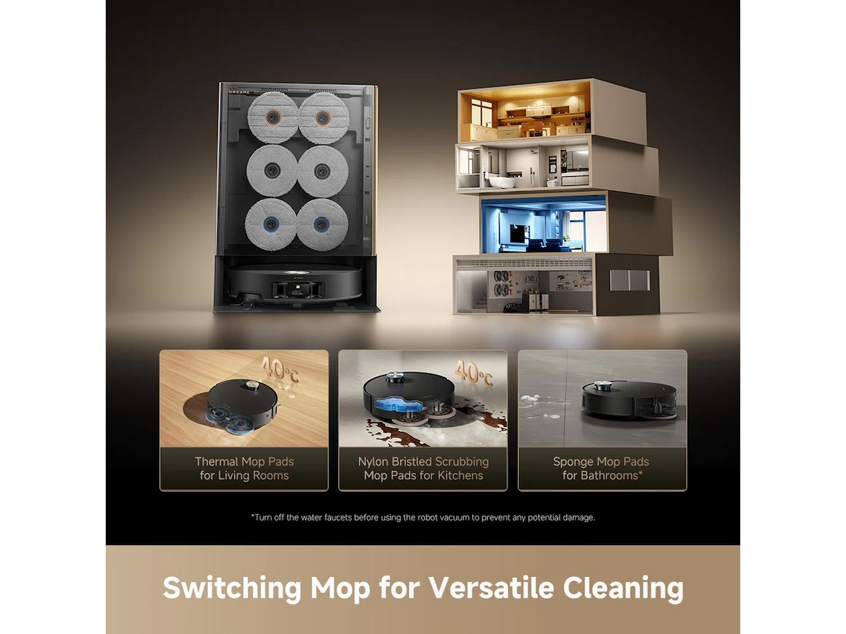 Dreame matrix 10 Ultra Robotdammsugare (svart) Robotstøvsugere