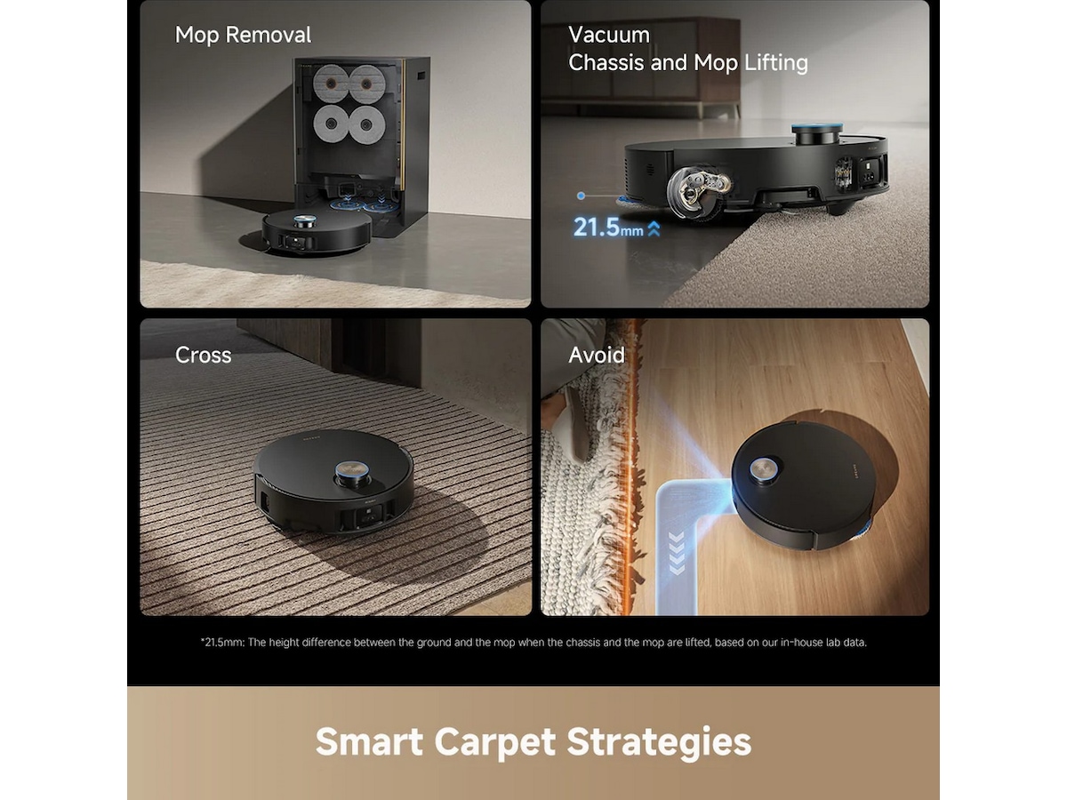 Dreame matrix 10 Ultra Robotdammsugare (svart) Robotstøvsugere